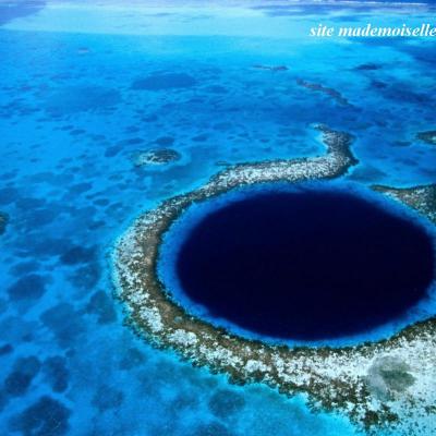 le blue hole au Belize