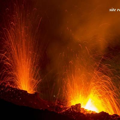 Piton de la fournaise à La Réunion