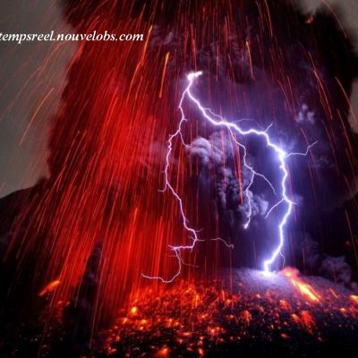 Sakurajima, Japon 